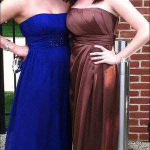 Chocolate bronze dress